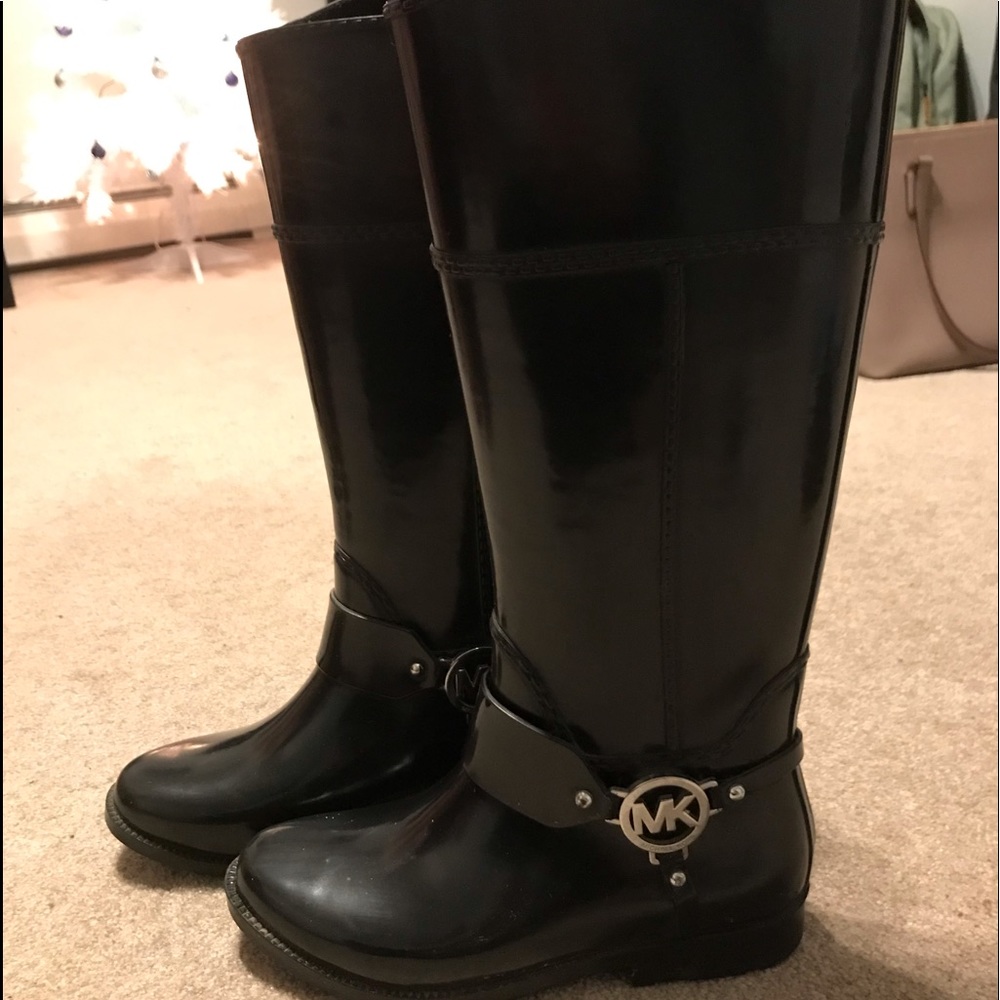 Black Michael Kors Boots Size 7